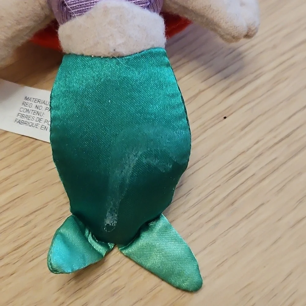 Funko Red-Haired Mermaid Plush with Purple Top and Green Tail